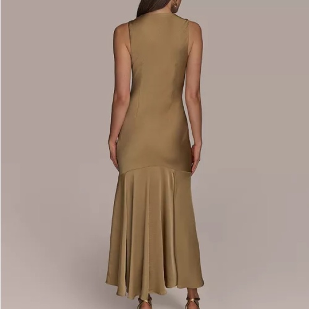 DONNA KARAN COWL NECK GOWN. Size 10 Women 
#186 - Picture 3 of 8